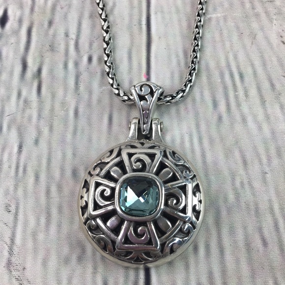 Brighton Jewelry - Brighton round statement open locket necklace